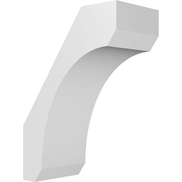Ekena Millwork 5 1/2-in. W x 10-in. D x 14-in. H Legacy Architectural Grade PVC Knee Brace BRCP055X10X14LEC - main